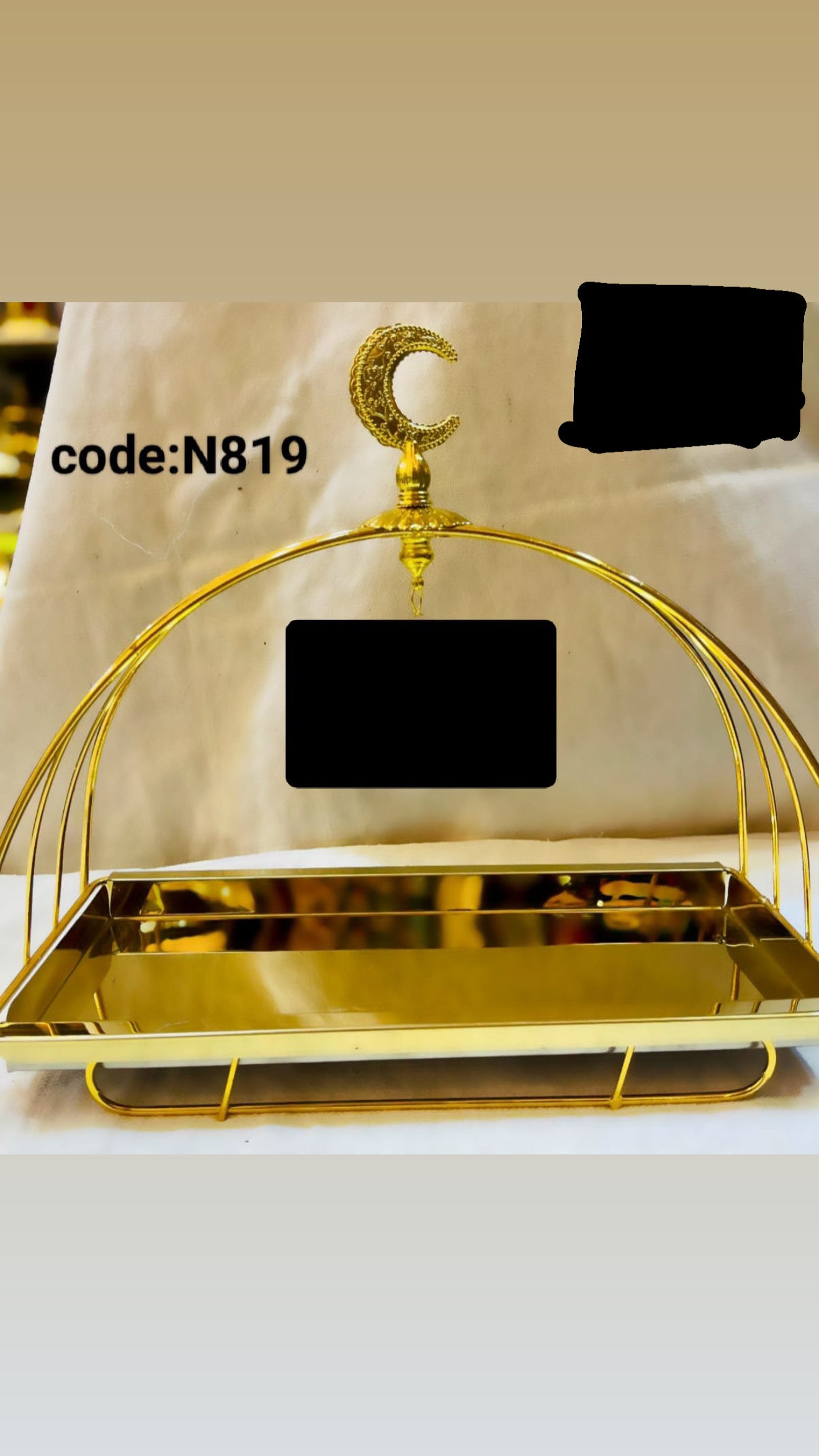 Ramadan Moon Serving Tray